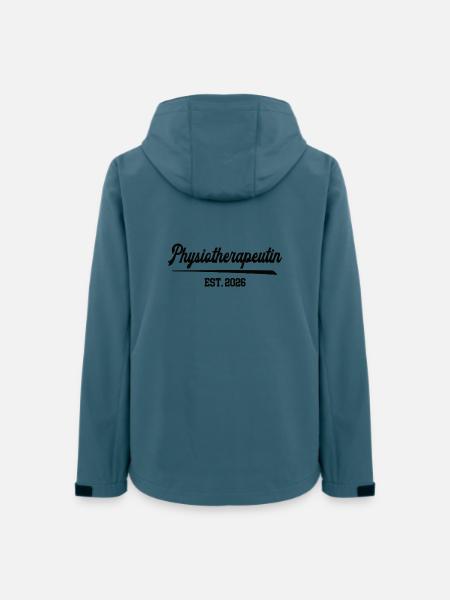 Physiotherapeutin 2026 Physio Beruf Therapeutin - Frauen Recycelte Softshelljacke von Stanley/Stella - Dunkles Petrol