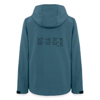 coordinates Aachen - Women’s Recycled Softshell Jacket by Stanley/Stella - stargazer - Back - AI Model Female 172 light (172cm)