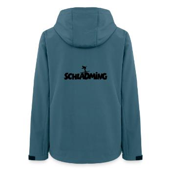Schladming Ski (M) - Veste softshell femme recyclée Stanley/Stella - bleu pétrole foncé - Dos - AI Model Female 172 light (172cm)