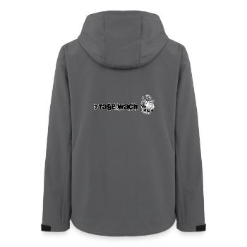Awake for 3 days! - Women’s Recycled Softshell Jacket by Stanley/Stella - anthracite - Back - AI Model Female 172 light (172cm)