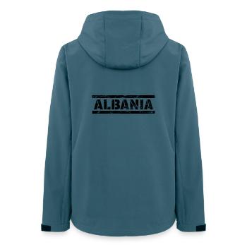 Albanie - Veste softshell femme recyclée Stanley/Stella - bleu pétrole foncé - Dos - AI Model Female 172 light (172cm)