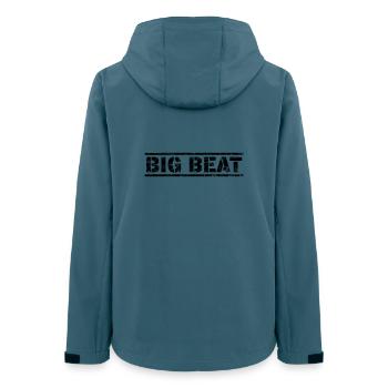 Big Beat - Frauen Recycelte Softshelljacke von Stanley/Stella - Dunkles Petrol - Hinten - AI Model Female 172 light (172cm)