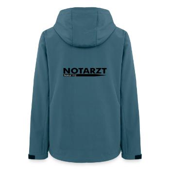 Emergency doctor emergency call 112 - Women’s Recycled Softshell Jacket by Stanley/Stella - stargazer - Back - AI Model Female 172 light (172cm)