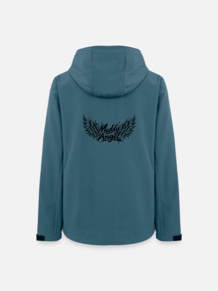 Muddy Angel - Frauen Recycelte Softshelljacke von Stanley/Stella - Dunkles Petrol