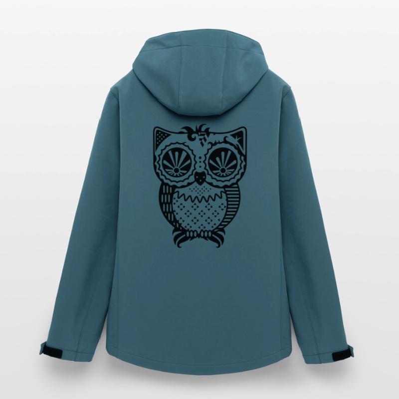 Patchwork Eule Frauen Recycelte Softshelljacke von Stanley/Stella
