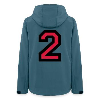 The Number Two 2 - Women’s Recycled Softshell Jacket by Stanley/Stella - stargazer - Back - AI Model Female 172 light (172cm)