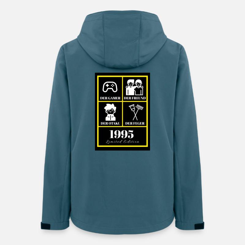 Marvin_T-shirt - Frauen Recycelte Softshelljacke von Stanley/Stella - Dunkles Petrol