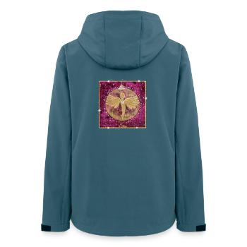 Christmas Ball Angel Magic Sonja Ariel von Staden - Women’s Recycled Softshell Jacket by Stanley/Stella - stargazer - Back - AI Model Female 172 light (172cm)
