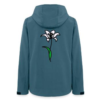 Minimalist Lily - Women’s Recycled Softshell Jacket by Stanley/Stella - stargazer - Back - AI Model Female 172 light (172cm)