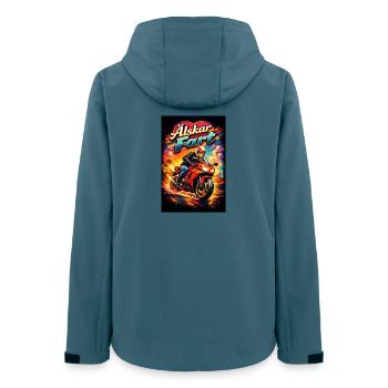 Love speed - Women’s Recycled Softshell Jacket by Stanley/Stella - stargazer - Back - AI Model Female 172 light (172cm)