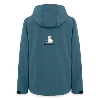 Official Cat Staff - Women’s Recycled Softshell Jacket by Stanley/Stella - stargazer - Back - AI Model Female 172 light (172cm)