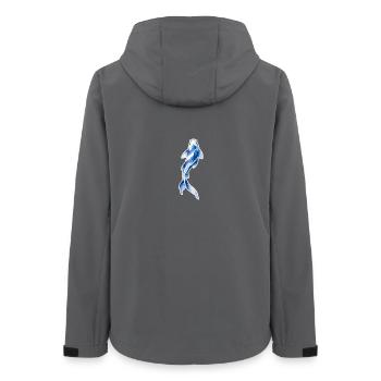Koi. 5 . IA générée - Veste softshell femme recyclée Stanley/Stella - charbon - Dos - AI Model Female 172 light (172cm)