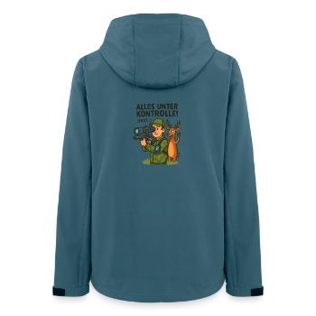 Everything under control Hunting - Women’s Recycled Softshell Jacket by Stanley/Stella - stargazer - Back - AI Model Female 172 light (172cm)