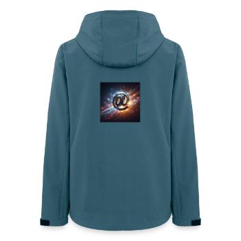 Symbol 1 - Women’s Recycled Softshell Jacket by Stanley/Stella - stargazer - Back - AI Model Female 172 light (172cm)