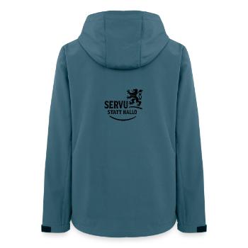 Servus statt Hallo – Bavarian dialect saying - Women’s Recycled Softshell Jacket by Stanley/Stella - stargazer - Back - AI Model Female 172 light (172cm)