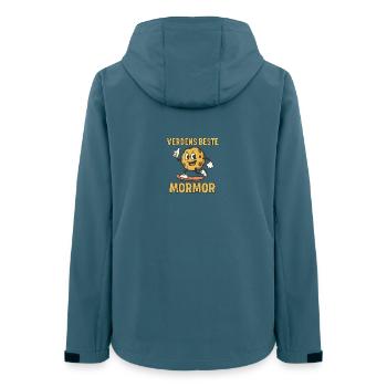 The World's Best Grandma Skater Cookie - Women’s Recycled Softshell Jacket by Stanley/Stella - stargazer - Back - AI Model Female 172 light (172cm)
