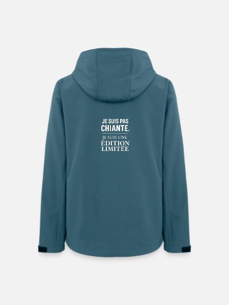 Limited Edition Ich bin nicht langweilig - Frauen Recycelte Softshelljacke von Stanley/Stella - Dunkles Petrol