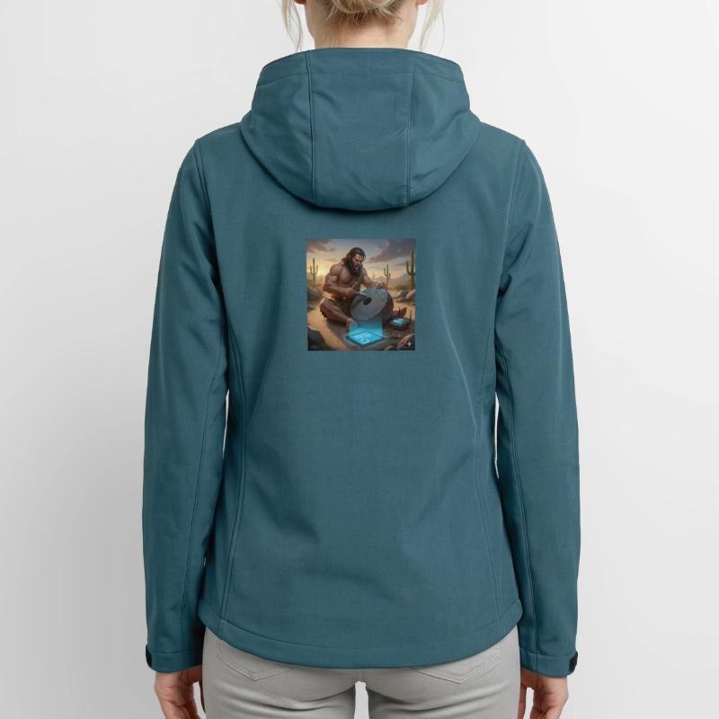 Caveman Tech Support – Das erste Tutorial Frauen Recycelte Softshelljacke von Stanley/Stella