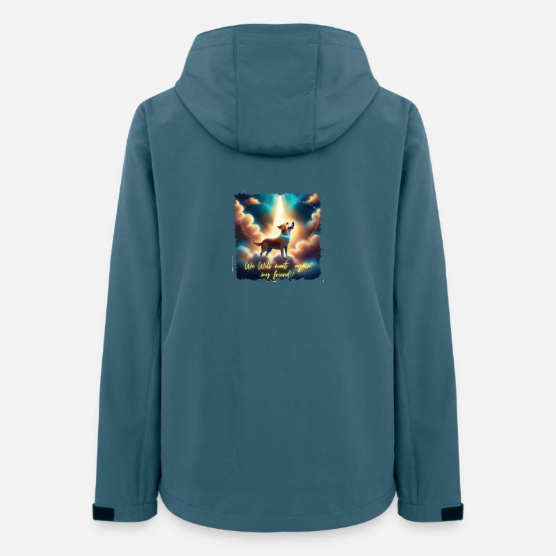 Wir sehen uns wieder!! - Frauen Recycelte Softshelljacke von Stanley/Stella - Dunkles Petrol