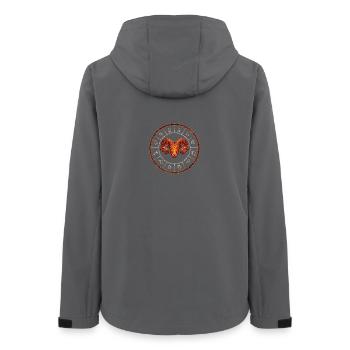 Ram - Women’s Recycled Softshell Jacket by Stanley/Stella - anthracite - Back - AI Model Female 172 light (172cm)