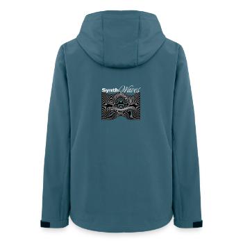 Synth waves Synthesizer - Women’s Recycled Softshell Jacket by Stanley/Stella - stargazer - Back - AI Model Female 172 light (172cm)