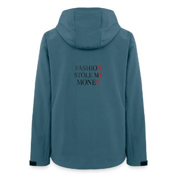 Fashion Stole My Money - Women’s Recycled Softshell Jacket by Stanley/Stella - stargazer - Back - AI Model Female 172 light (172cm)