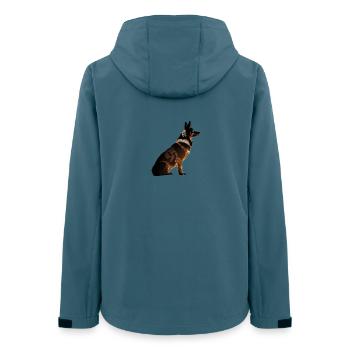 Dog - Women’s Recycled Softshell Jacket by Stanley/Stella - stargazer - Back - AI Model Female 172 light (172cm)