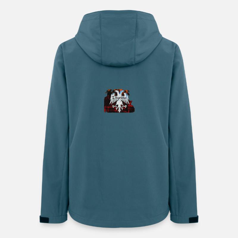 Illyrian-Albanien - Frauen Recycelte Softshelljacke von Stanley/Stella - Dunkles Petrol