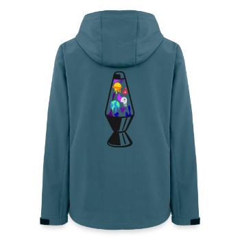 Universe Lavalamp Universe Lava Lamp - Women’s Recycled Softshell Jacket by Stanley/Stella - stargazer - Back - AI Model Female 172 light (172cm)