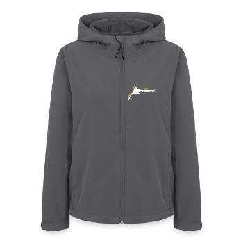 Fischland Darss Zingst (bricolage) - Veste softshell femme recyclée Stanley/Stella - charbon - Devant - AI Model Female 172 light (172cm)
