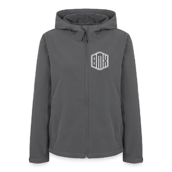Bmx - bmx vélo - Veste softshell femme recyclée Stanley/Stella - charbon - Devant - AI Model Female 172 light (172cm)