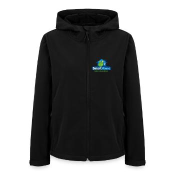 Smarthome without headaches - Women’s Recycled Softshell Jacket by Stanley/Stella - black - Front - AI Model Female 172 light (172cm)