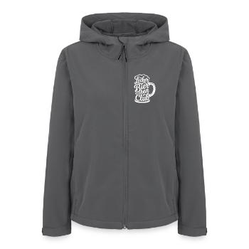 Lecker Bierchen Club - Frauen Recycelte Softshelljacke von Stanley/Stella - Anthrazit - Vorne - AI Model Female 172 light (172cm)