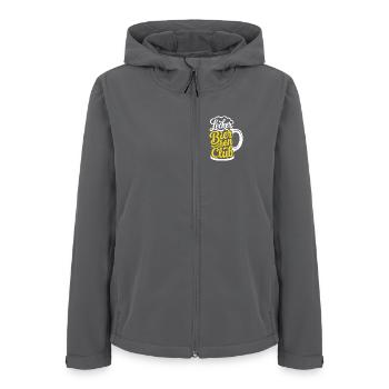Lecker Bierchen Club - Frauen Recycelte Softshelljacke von Stanley/Stella - Anthrazit - Vorne - AI Model Female 172 light (172cm)