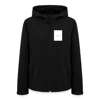 Minimalist T-Shirt -  Words of Affirmation  - Frauen Recycelte Softshelljacke von Stanley/Stella - Schwarz - Vorne - AI Model Female 172 light (172cm)