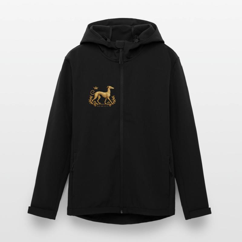 Libérez le Galgo - Broderie n°01 Veste softshell femme recyclée Stanley/Stella