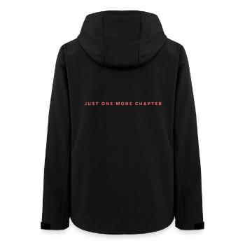 Just One More Chapter - Women’s Recycled Softshell Jacket by Stanley/Stella - black - Back - AI Model Female 172 light (172cm)