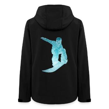 Planchistes de glace - Veste softshell femme recyclée Stanley/Stella - noir - Dos - AI Model Female 172 light (172cm)