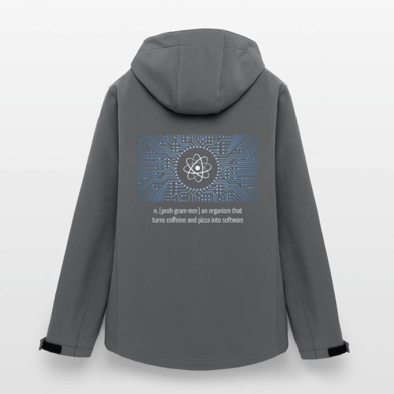 nerd programmateur urknall platine CPU pc code LOL Veste softshell femme recyclée Stanley/Stella