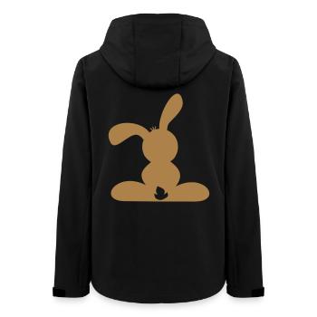 lièvre - Veste softshell femme recyclée Stanley/Stella - noir - Dos - AI Model Female 172 light (172cm)