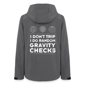 nerd physiker mathematik experiment sci-fi spruch - Frauen Recycelte Softshelljacke von Stanley/Stella - Anthrazit - Hinten - AI Model Female 172 light (172cm)