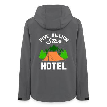 Camping Camping Campen Zelten Cadeau - Veste softshell femme recyclée Stanley/Stella - charbon - Dos - AI Model Female 172 light (172cm)