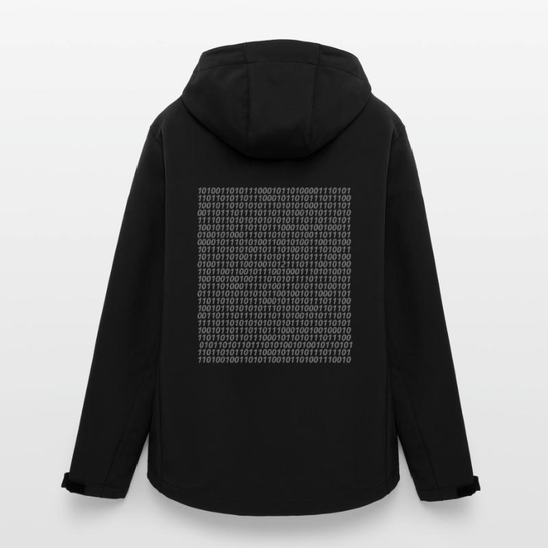 Binary code logo Women’s Recycled Softshell Jacket by Stanley/Stella