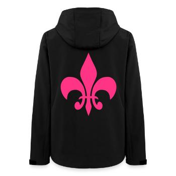 lilie - Frauen Recycelte Softshelljacke von Stanley/Stella - Schwarz - Hinten - AI Model Female 172 light (172cm)