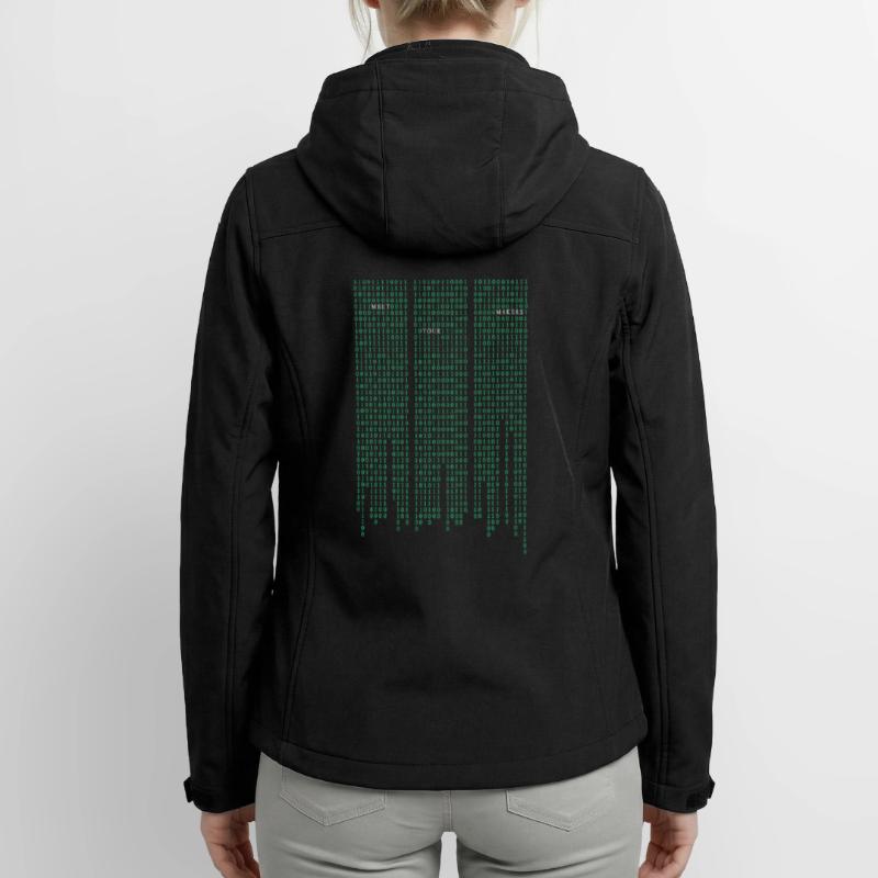 Matrix code Frauen Recycelte Softshelljacke von Stanley/Stella