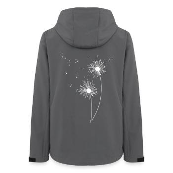 Pusteblume - Frauen Recycelte Softshelljacke von Stanley/Stella - Anthrazit - Hinten - AI Model Female 172 light (172cm)