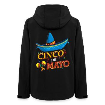 cinco de mayo - 5 de mayo - Women’s Recycled Softshell Jacket by Stanley/Stella - black - Back - AI Model Female 172 light (172cm)