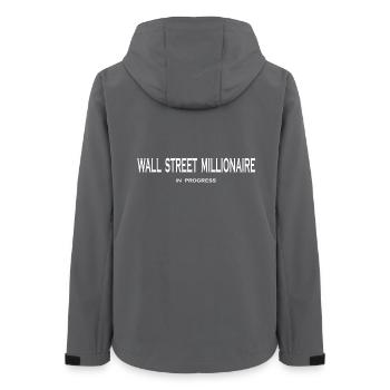 millionnaire - Veste softshell femme recyclée Stanley/Stella - charbon - Dos - AI Model Female 172 light (172cm)