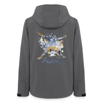 Parkour Freerunning Freerun Parkour - Veste softshell femme recyclée Stanley/Stella - charbon - Dos - AI Model Female 172 light (172cm)