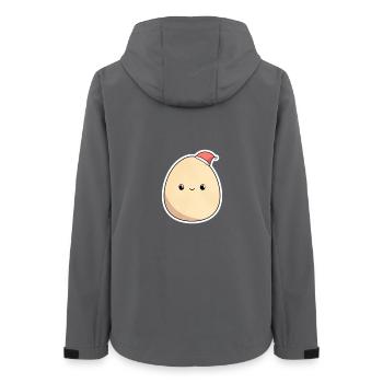 Christmas - Women’s Recycled Softshell Jacket by Stanley/Stella - anthracite - Back - AI Model Female 172 light (172cm)